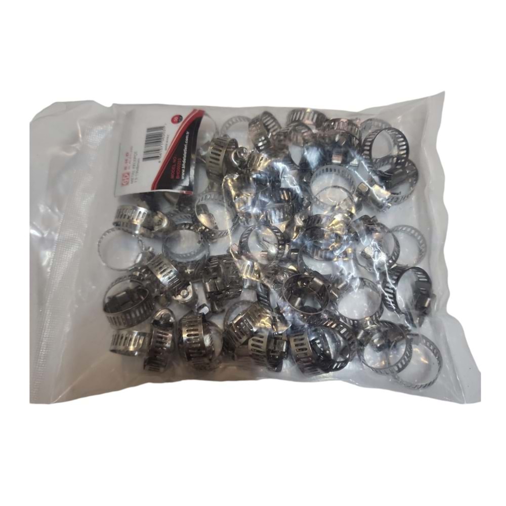 B.H.D 8 MM 13*19 METAL KELEPÇE (100)