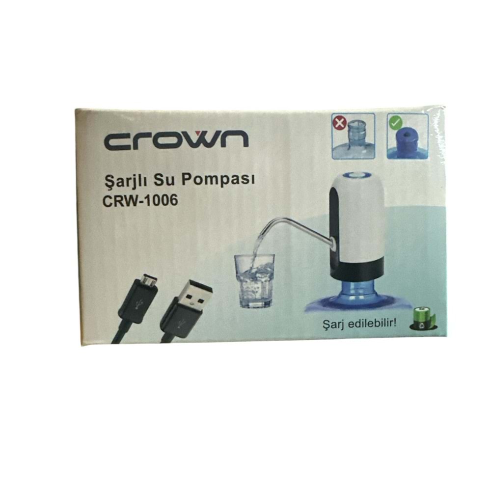 CROWN ŞARJLI DAMACANA SU POMPASI