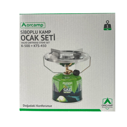 ORCAMP 450GR KARTUŞ OCAK SET