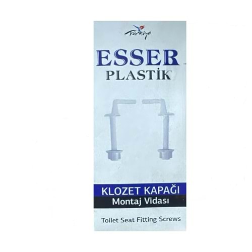 ESSER KLOZET KAPAK VİDASI KUTULU