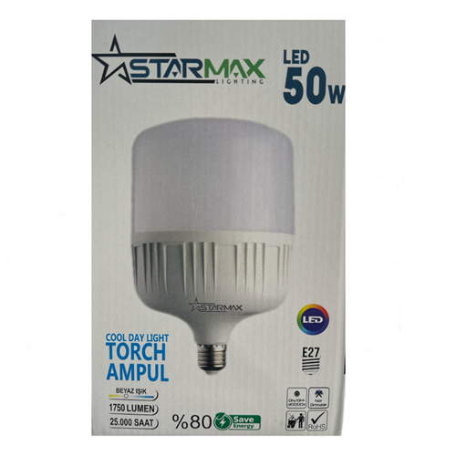 STARMAX 50W TORCH LED AMPÜL (50)