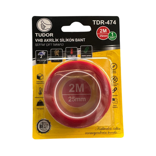 TUDOR SİLİKON BAND 25MM*2M (576)