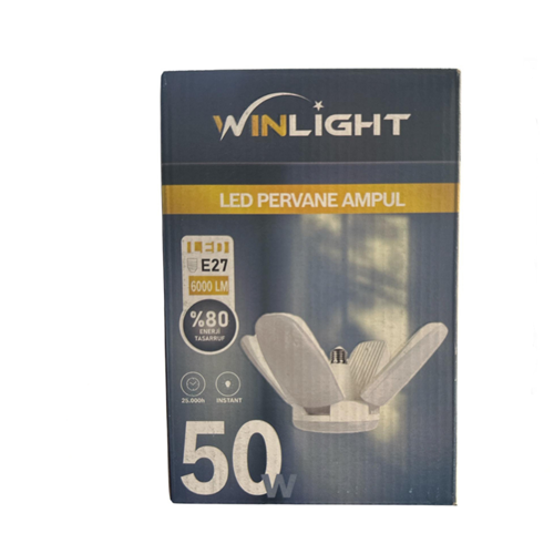 PERVANE LAMBA 4+1 KOLLU 60W BEYAZ